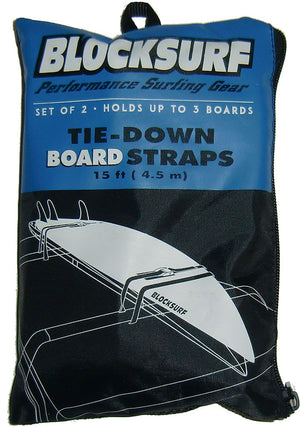 Block Surf 15ft Surfboard Tie Down Straps