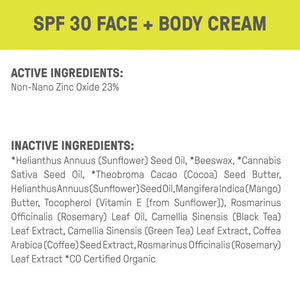 Raw Elements Face + Body Tin SPF 30 Sunscreen *Plastic Free