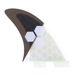 FCS II AM Surfboard Twin Fin with Trailer Fin