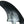 FCS II MR PC Twin Fin Set (Black/White)