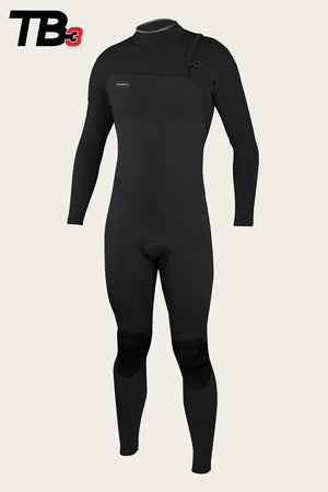O'Neill Mens Hyperfreak 3/2mm Zip Free Wetsuit