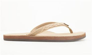 Rainbow Madison Women's Leather Flip Flops