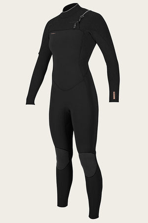 O'Neill Women's Hyperfreak 4/3+mm Chest Zip Wetsuit