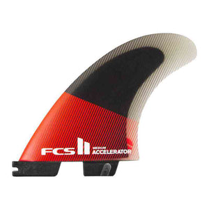 FCS II Accelerator PC Large Thruster Surfboard Fin Set