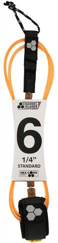 Channel Islands 6' Hex Standard Surfboard Leash