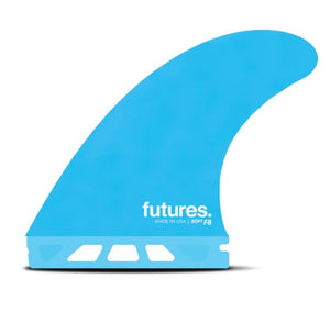 Futures F8 Soft Blue Thruster Surfboard Fin Set