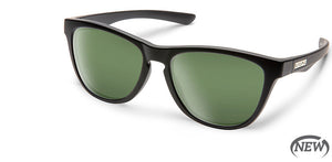 Suncloud Topsail Crystal Matte Black/Polar Green Sun Glasses