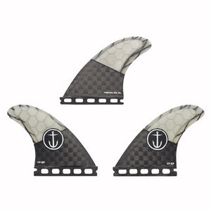 Captian Fin Co. Quickness (Single Tab) Med Thuster Fin Set