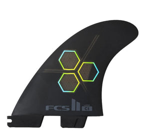 FCS II Reactor CI Upright Medium Thruster Surfboard Fins