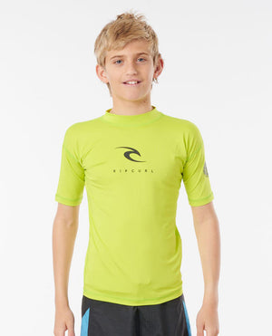 Rip Curl Boy's Corpo Short Sleeve Rash Guard