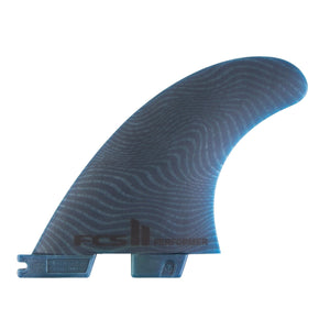 FCS II Performer Neo Glass Large Eco Thruster Surfboard Fin Set