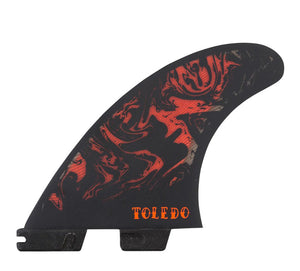 FCS II Filipe Toledo Thruster Medium Surfboard Fins