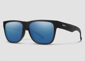 Smith Optics Lowdown 2 Matte Black/Polarized Blue Mirror