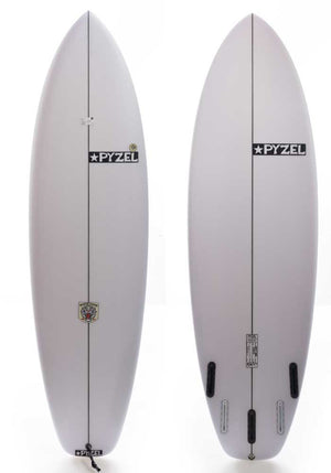 Pyzel 6'4 White Tiger Surfboard