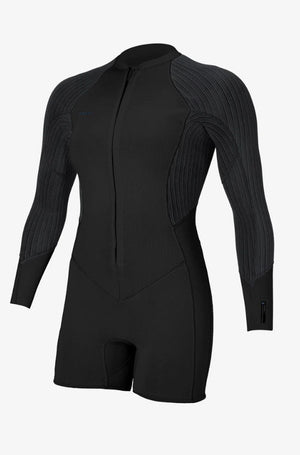 O'Neill Wmns Hyperfreak 2mm L/S Front Zip Springsuit