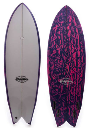 Lost 5'6 Round Nose Fish Retro with Resin Tint Surfboard