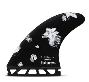 Futures Ando Blackstix Thruster Surfboard Fin Set