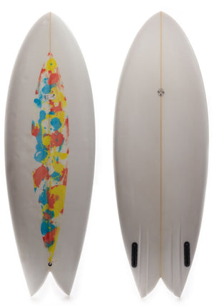 Used 5'6 Twin Fish Surfboard
