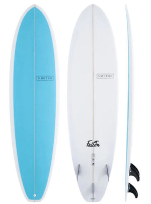 Modern 7'6 Falcon Electric Blue Surfboard