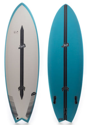 Lost 5'5 Round Nose Fish 1996 Light Speed Surfboard