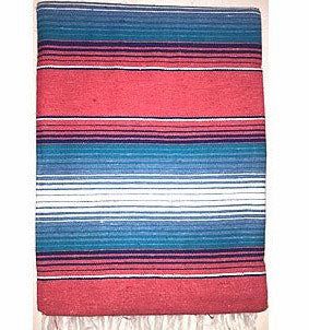 Cotton Serape Saltillo 84"x58"