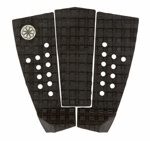 Octopus Scramble II Black 3 Piece Surfboard Traction Pad