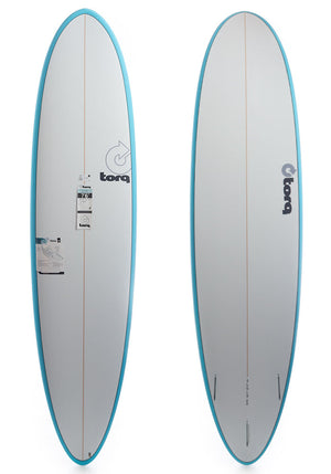 Torq 7'6 Mod Fun Miami Blue Surfboard