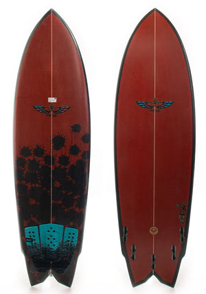 Used Von Sol 6'5 Fish Surfboard