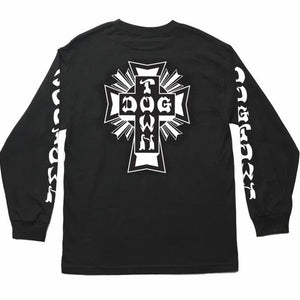 Dogtown Cross Logo L/S Mens T-Shirt