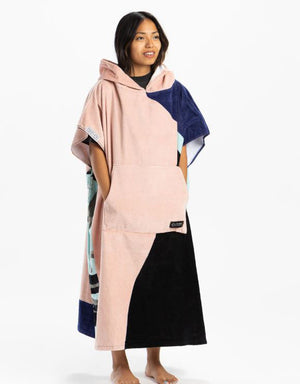 Leus Sky Brown Sunset Camo Surf Poncho