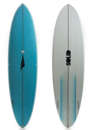Solid Round Jig 7'1 Mid Length Surfboard