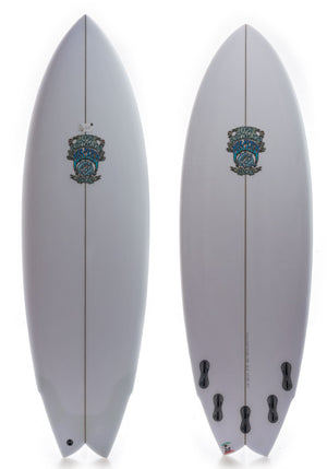 Lost Pisces 5'8 Fish Surfboard w Futures
