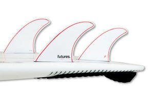 Futures Jordy Medium White/Red Surf board Fins