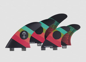 Captain Fin Co. CF Series TT 5-Fin Medium Fin Set
