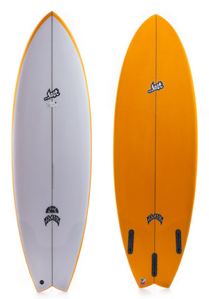 Lost 5'6 Round Nose Fish 1996 Surfboard w/Futures Boxes