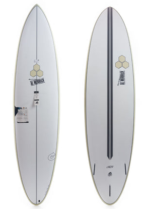Torq 7'4 Channel Islands M23 Surfboard Sand Rails + Pinline