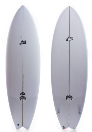 Lost 6'1 Round Nose Fish 1996 Surfboard w/Futures