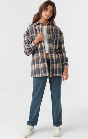 O'neill Chance High Pile Lined Flannel Jacket