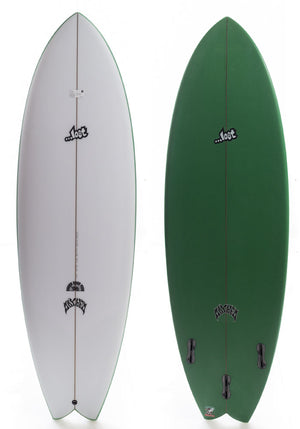 Lost 5'8 Round Nose Fish Wide 1996 Surfboard *Never Waxed!*