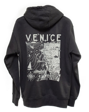 Rider Shack Venice Surf Map Hoodie