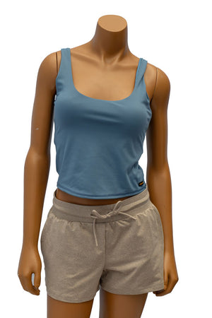 Rider Shack Womens Cropped Tank Sports Bra