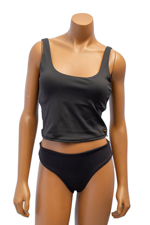 Rider Shack Womens Cropped Tank Sports Bra