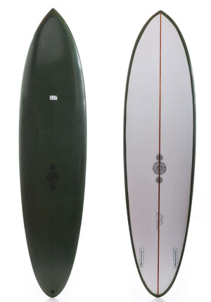 Skunk Surfboards Reijin Mid Twin Fin with Futures