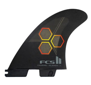 FCS II CI Upright Large Tri/Quad Surfboard Fins