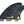 FCS II AM PG Large Thruster Fin Set
