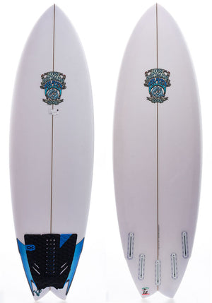 Used Lost Pisces 5'5 Fish Surfboard w Futures