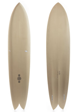 8'8 Skunk Evisu Long Fish Surfboard Futures Twin