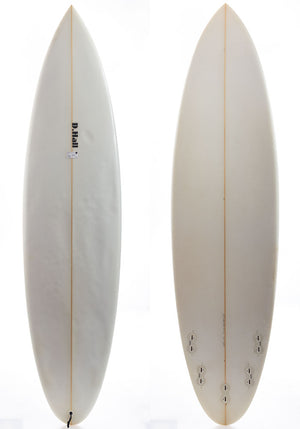 Used 7'1 D Hall Midlength Surfboard