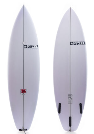 Pyzel 6'2 Red Tiger Shortboard Surfboard Futures