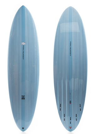 Harley Ingleby 6'4 Mid 6 Mini Light Blue (Red) Mid-Length Surfboard